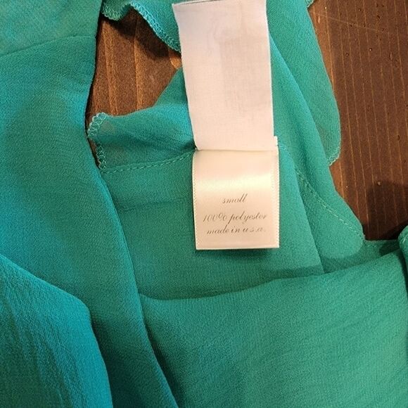 Francesca’s Tank emerald green racerback small - Picture 4 of 4